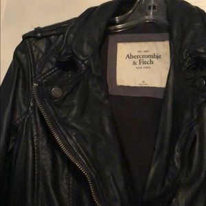 Abercrombie & Fitch Jackets & Coats Abercrombie Fitch Faux Leather